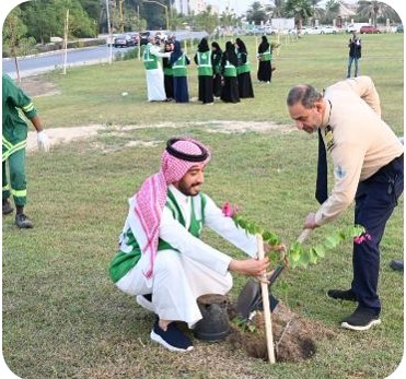 اليمامة تسهم في إعادة تأهيل مجسم السنبلة بالقطيف لتعزيز المشهد الحضري والاستدامة البيئية
